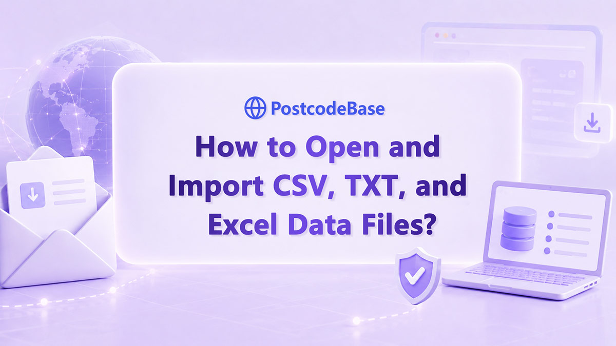 How to Open and Import CSV, TXT, and Excel Data Files?