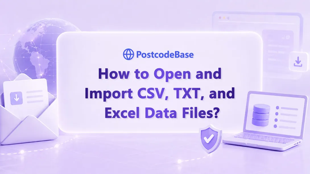 How to Open and Import CSV, TXT, and Excel Data Files?